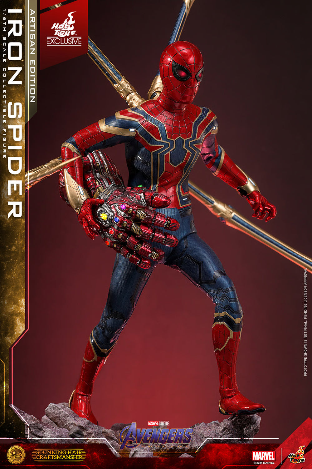 Pedido Figura Iron Spider- ARTISAN EDITION (EXCLUSIVE) - Avenger Endgame marca Hot Toys MMS762AE escala 1/6
