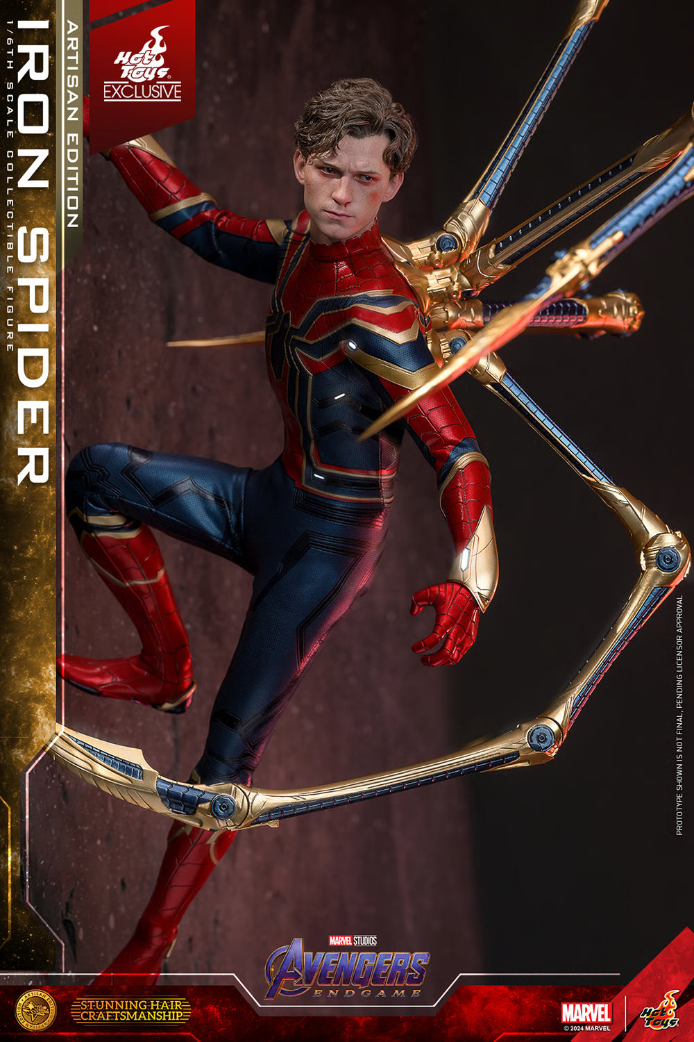Pedido Figura Iron Spider- ARTISAN EDITION (EXCLUSIVE) - Avenger Endgame marca Hot Toys MMS762AE escala 1/6