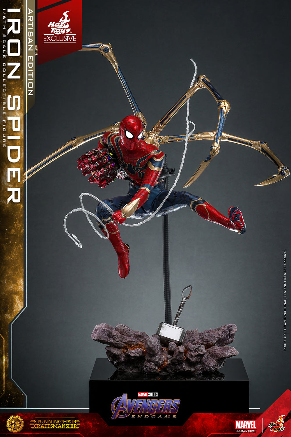 Pedido Figura Iron Spider- ARTISAN EDITION (EXCLUSIVE) - Avenger Endgame marca Hot Toys MMS762AE escala 1/6