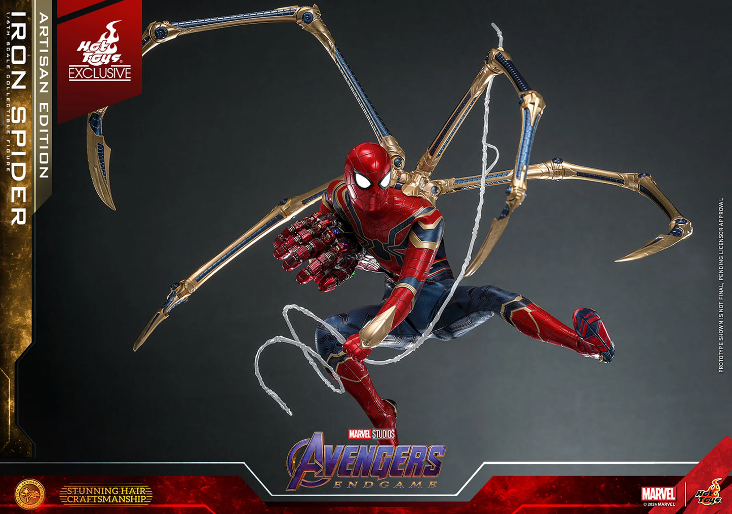 Pedido Figura Iron Spider- ARTISAN EDITION (EXCLUSIVE) - Avenger Endgame marca Hot Toys MMS762AE escala 1/6