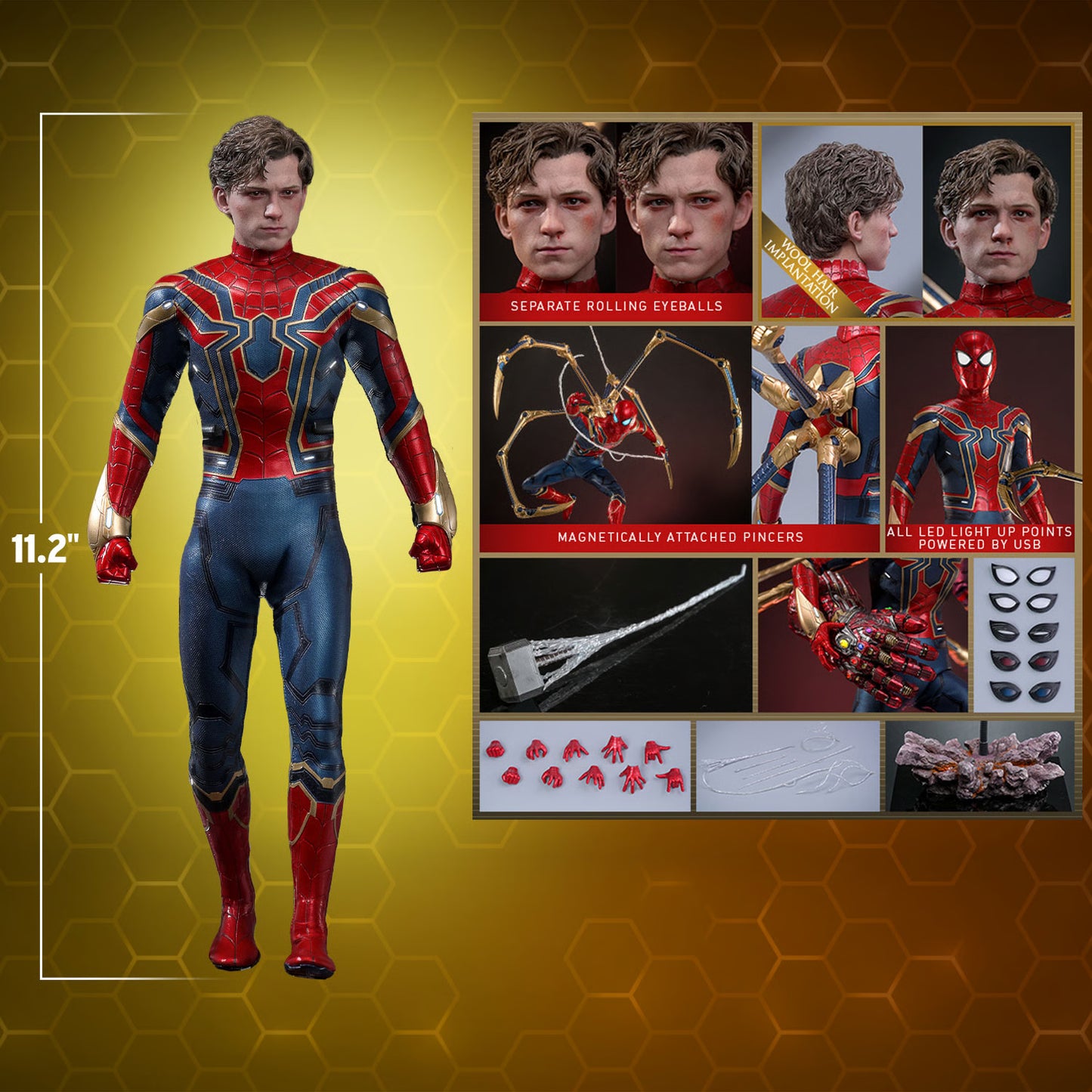 Pedido Figura Iron Spider- ARTISAN EDITION (EXCLUSIVE) - Avenger Endgame marca Hot Toys MMS762AE escala 1/6