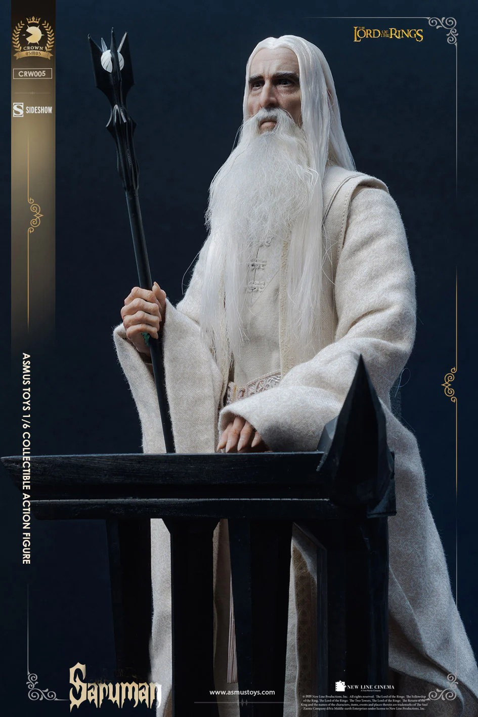 Preventa Figura Saruman - The Lord of the Rings Trilogy - Crown Series marca Asmus Toys CRW005 escala 1/6