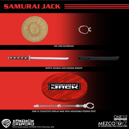 Preventa Figura Samurai Jack - One:12 Collective marca Mezco Toyz escala 1/12