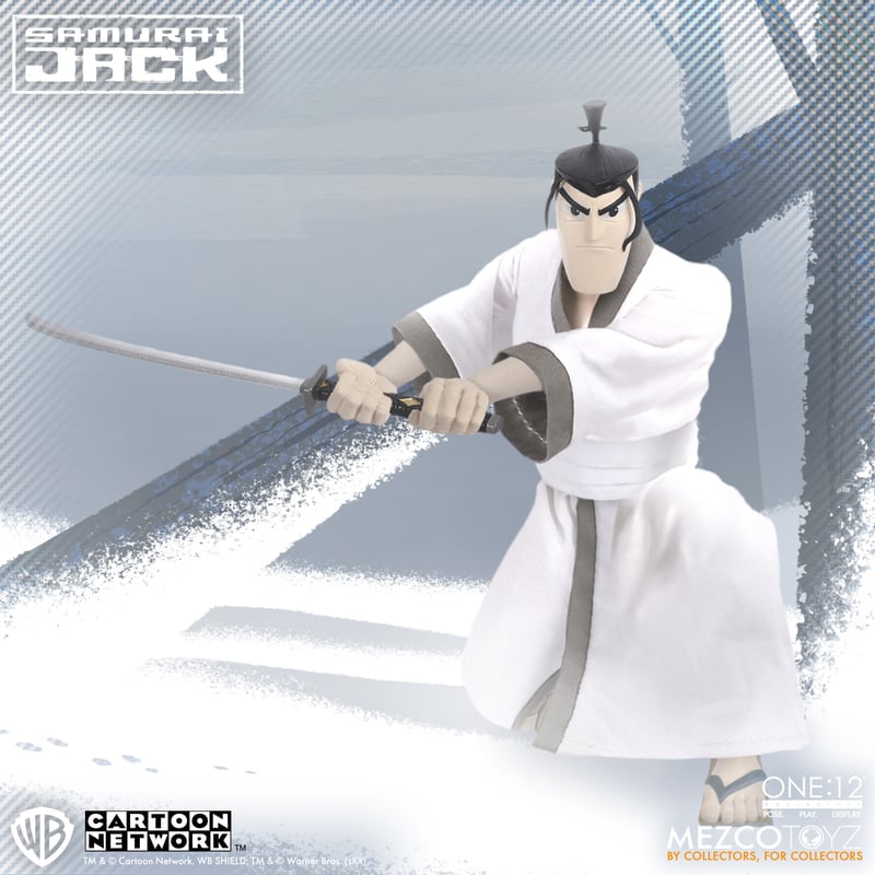 Preventa Figura Samurai Jack - One:12 Collective marca Mezco Toyz escala 1/12