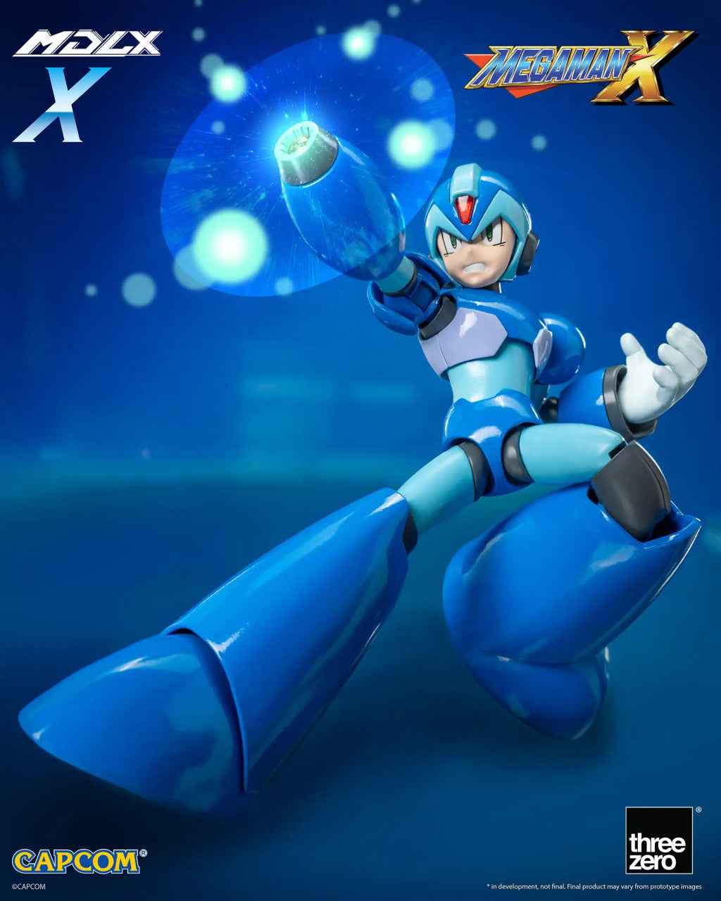 Preventa Figura MDLX Mega Man X / Rockman X marca Threezero 3Z0573 escala pequeña 1/12