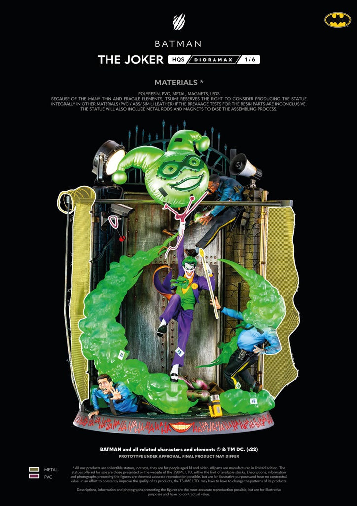 Preventa Estatua The Joker (Limited Edition) - DC Comics HQS Dioramax marca TSUME a escala 1/6