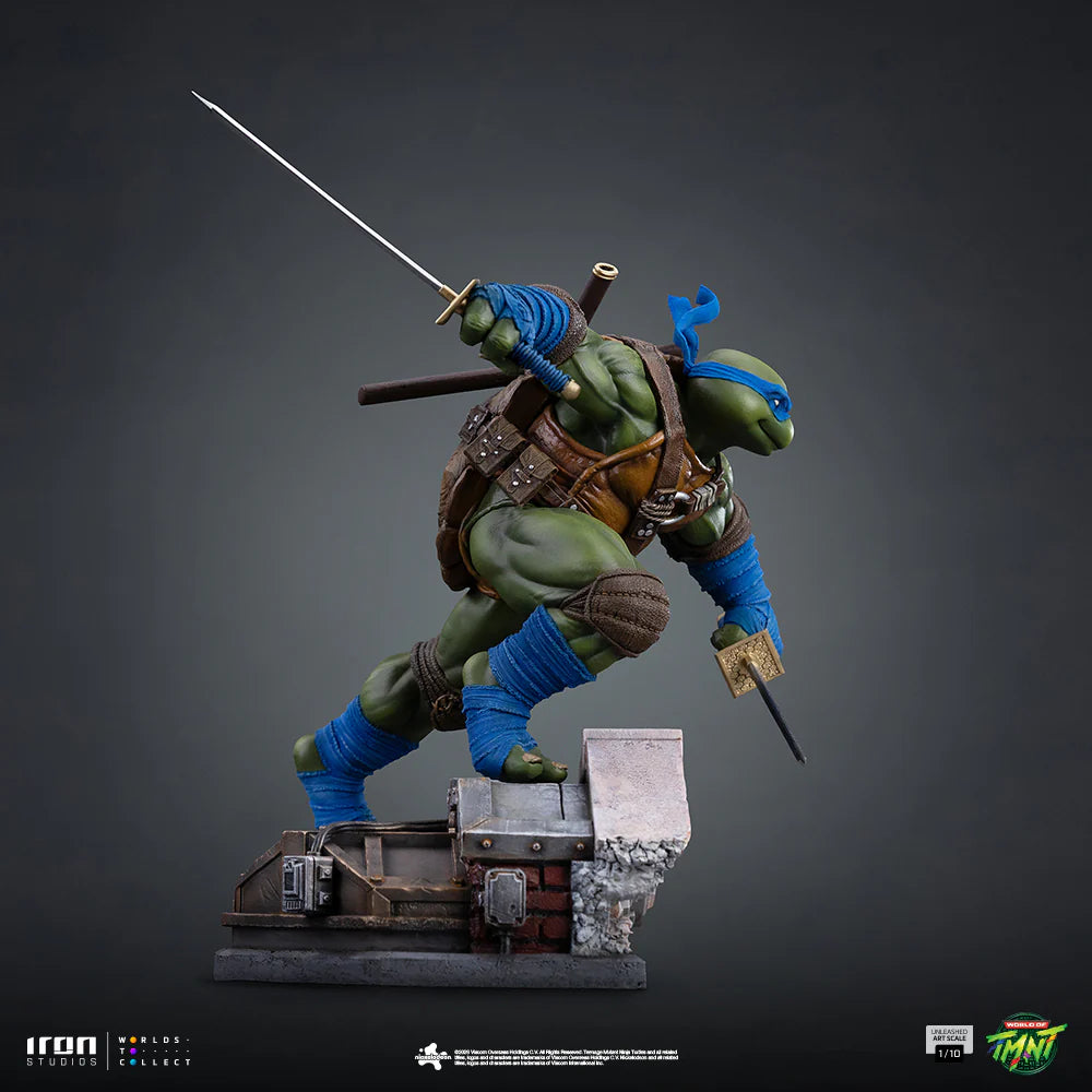 Preventa Estatua Leonardo Unleashed - Teenage Mutant Ninja Turtles marca Iron Studios escala de arte 1/10