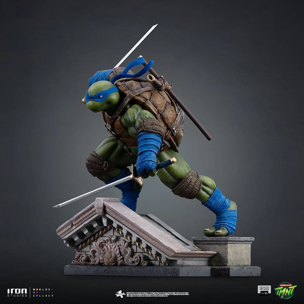 Preventa Estatua Leonardo Unleashed - Teenage Mutant Ninja Turtles marca Iron Studios escala de arte 1/10
