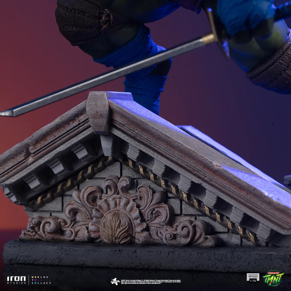 Preventa Estatua Leonardo Unleashed - Teenage Mutant Ninja Turtles marca Iron Studios escala de arte 1/10