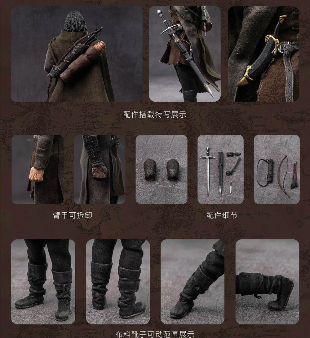 Preventa Figura Aragorn (Standard Edition) (2 cabezas) - The Lord of The Rings marca YuanYe X NOTTAA escala 1/12