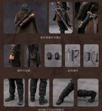 Preventa Figura Aragorn (Standard Edition) (2 cabezas) - The Lord of The Rings marca YuanYe X NOTTAA escala 1/12