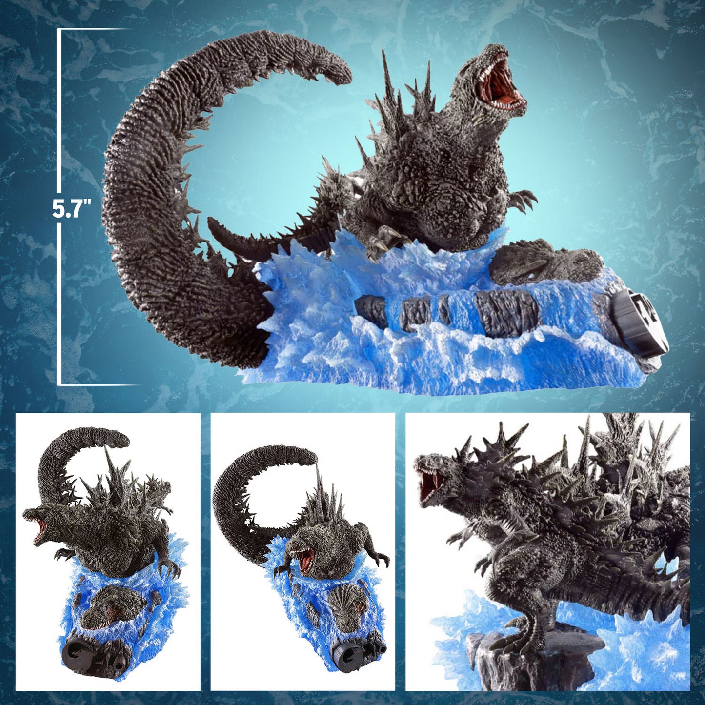 Preventa Estatua Godzilla - Godzilla Minus One - Petitrama DX marca MegaHouse (14.5 cm)