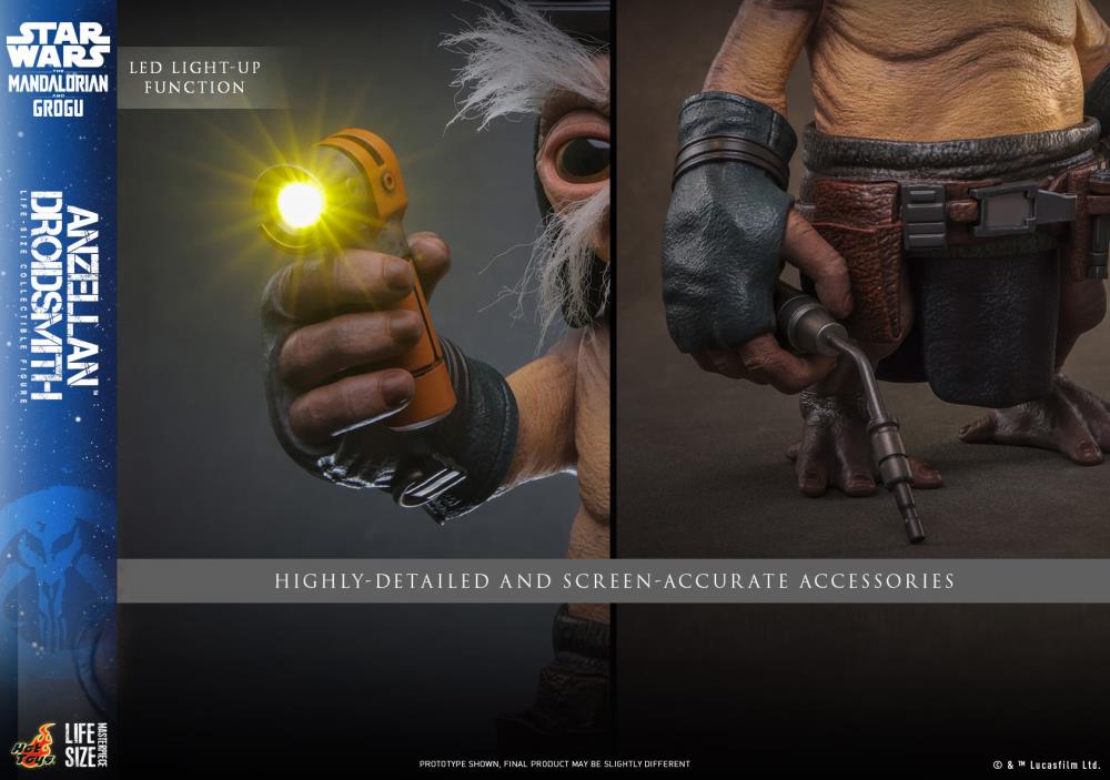 Pedido Figura Minch - Anzellan Droidsmith (Tamaño real) - Star Wars: The Mandalorian & Grogu marca Hot Toys LMS017 escala real 1/1