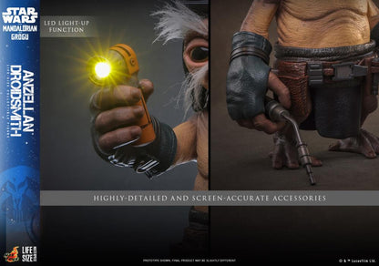Pedido Figura Minch - Anzellan Droidsmith (Tamaño real) - Star Wars: The Mandalorian & Grogu marca Hot Toys LMS017 escala real 1/1