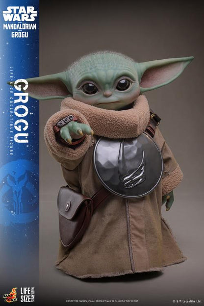 Preventa Figura GROGU (Tamaño real) - Star Wars: The Mandalorian & Grogu marca Hot Toys LMS016 escala real 1/1