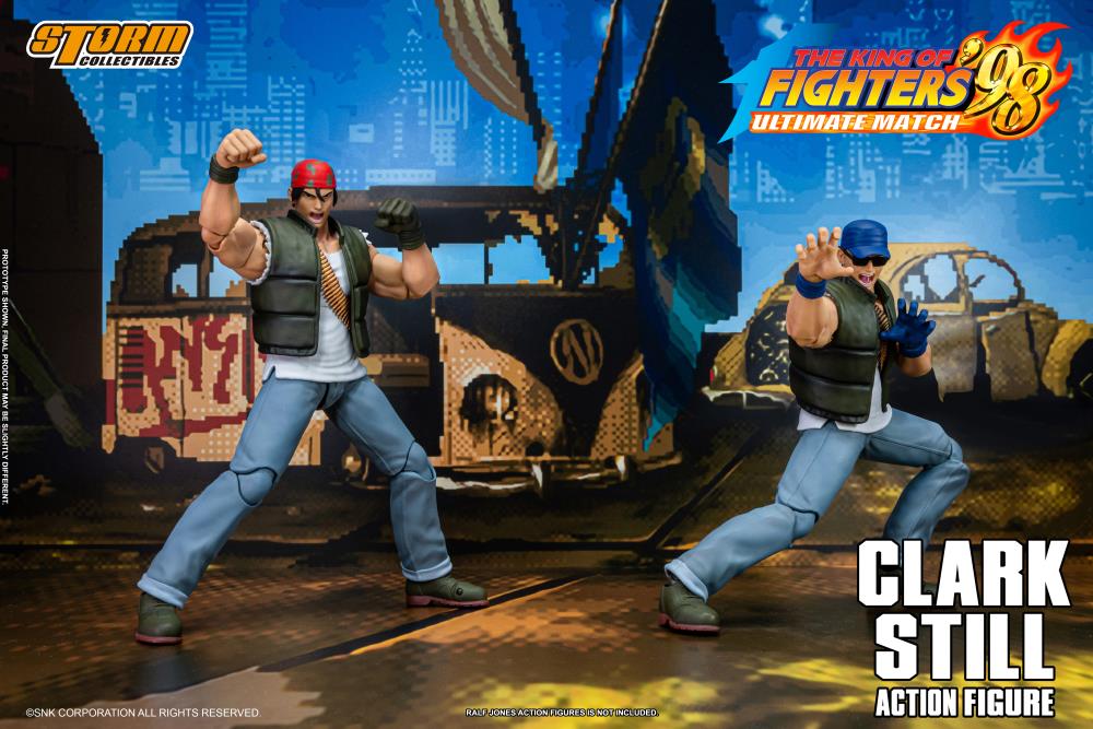 Pedido Figura Clark Still - The King of Fighters '98 Unlimited Match marca Storm Collectibles SKKF17 escala 1/12