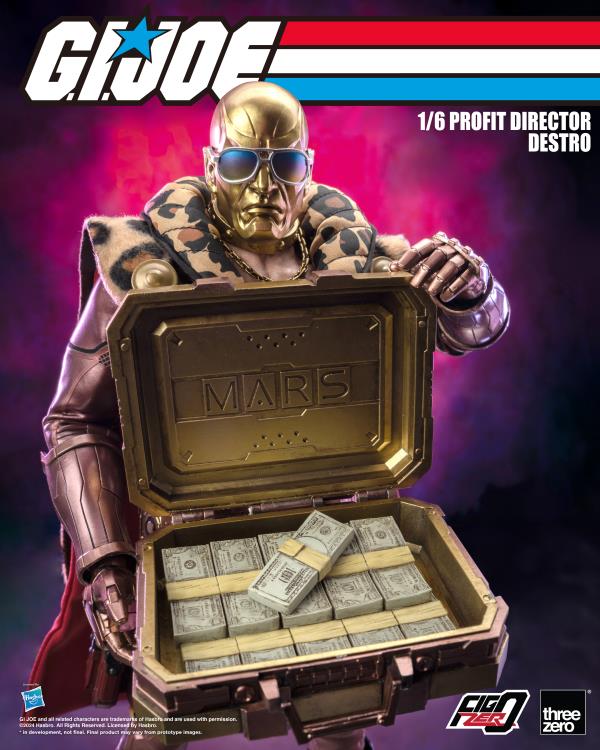 Pedido Figura Profit Director Destro - Exclusiva - G.I.Joe FigZero marca Threezero 3Z0738 escala 1/6