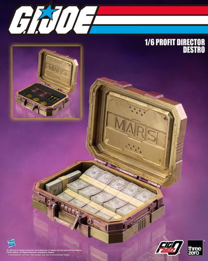 Pedido Figura Profit Director Destro - Exclusiva - G.I.Joe FigZero marca Threezero 3Z0738 escala 1/6