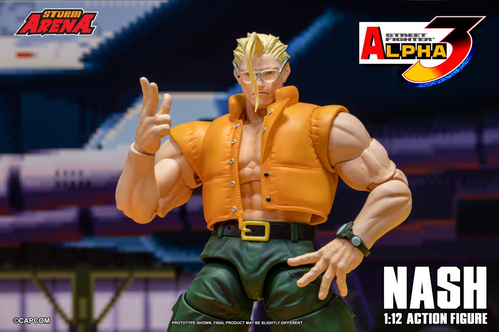 Preventa Figura NASH (Storm Arena) - Street Fighter Alpha 3 marca Storm Collectibles SFSA05 escala 1/12