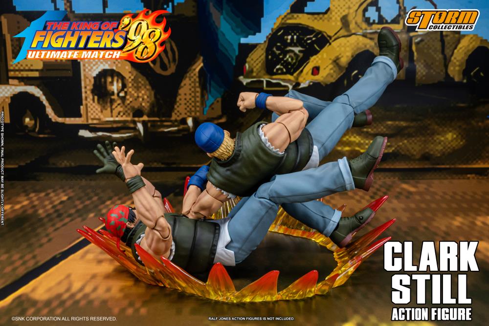 Pedido Figura Clark Still - The King of Fighters '98 Unlimited Match marca Storm Collectibles SKKF17 escala 1/12