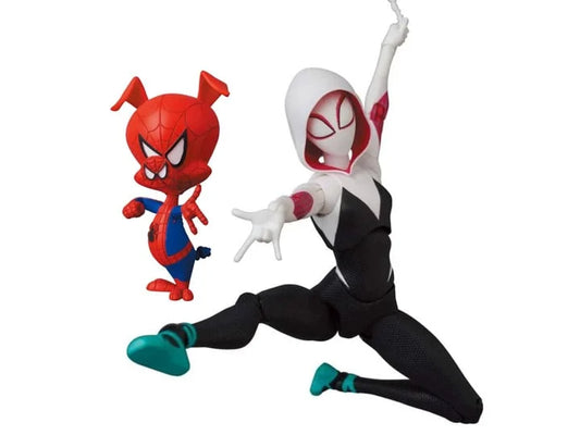 Pedido Figuras Spider-Gwen & Spider-Ham - Spider-Man: Into the Spider-Verse - Marvel MAFEX No. 134 marca Medicom Toy escala 1/12