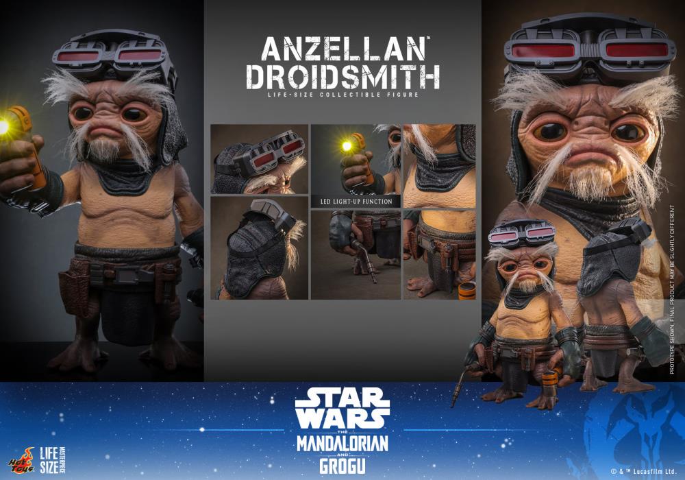 Pedido Figura Minch - Anzellan Droidsmith (Tamaño real) - Star Wars: The Mandalorian & Grogu marca Hot Toys LMS017 escala real 1/1