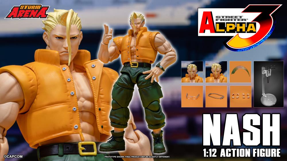 Preventa Figura NASH (Storm Arena) - Street Fighter Alpha 3 marca Storm Collectibles SFSA05 escala 1/12