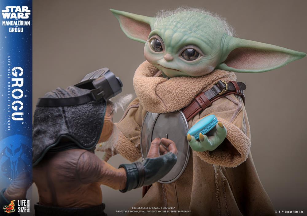 Preventa Figura GROGU (Tamaño real) - Star Wars: The Mandalorian & Grogu marca Hot Toys LMS016 escala real 1/1