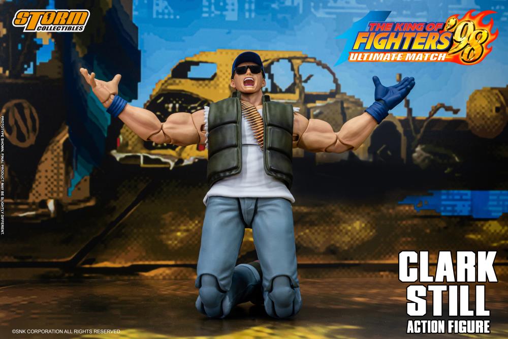 Pedido Figura Clark Still - The King of Fighters '98 Unlimited Match marca Storm Collectibles SKKF17 escala 1/12