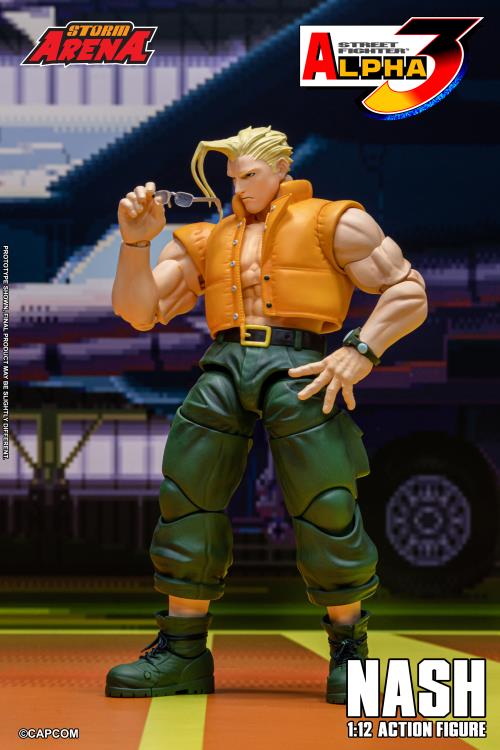 Preventa Figura NASH (Storm Arena) - Street Fighter Alpha 3 marca Storm Collectibles SFSA05 escala 1/12