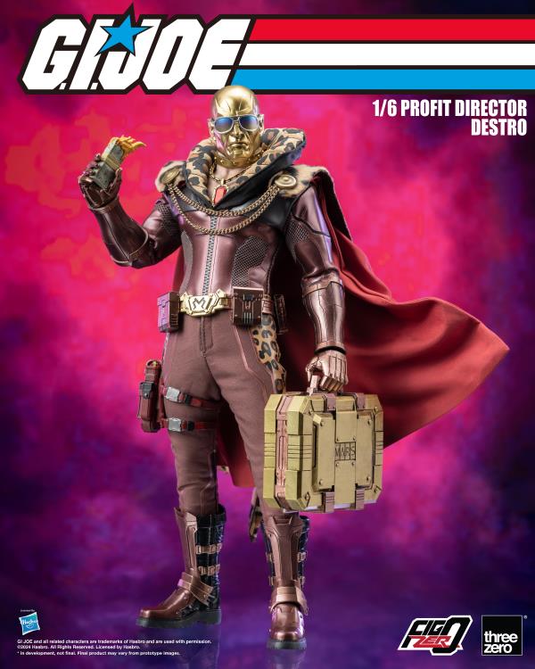 Pedido Figura Profit Director Destro - Exclusiva - G.I.Joe FigZero marca Threezero 3Z0738 escala 1/6