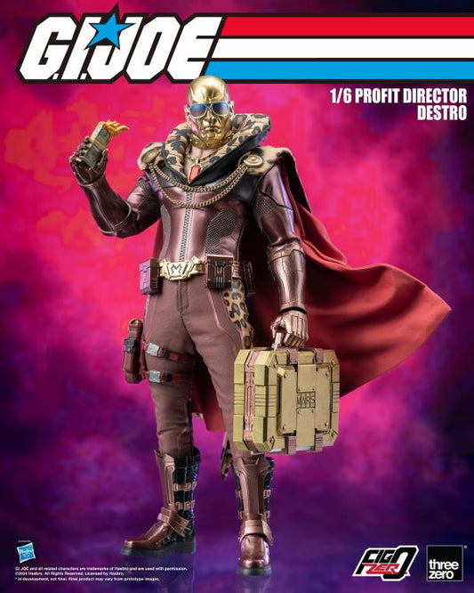 Pedido Figura Profit Director Destro - Exclusiva - G.I.Joe FigZero marca Threezero 3Z0738 escala 1/6