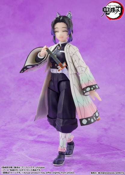 Pedido Figura Shinobu Kocho - Demon Slayer: Kimetsu no Yaiba - S.H.Figuarts marca Bandai Spirits escala pequeña 1/12
