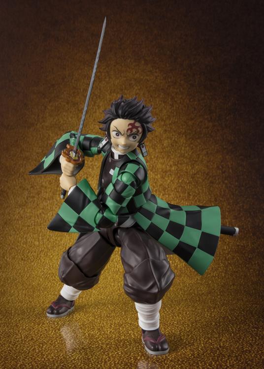Pedido Figura Tanjiro Kamado (Battle in the Infinity Castle version) - Demon Slayer: Kimetsu no Yaiba - S.H.Figuarts marca Bandai Spirits escala pequeña 1/12