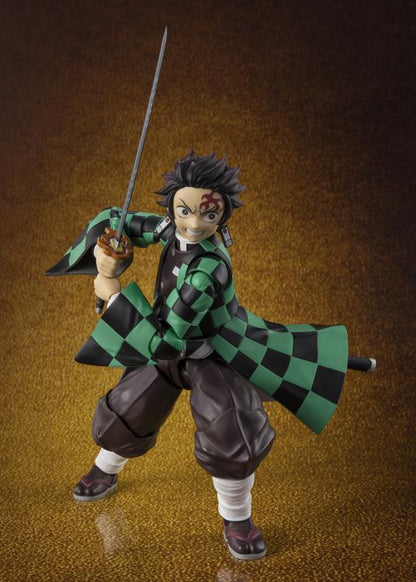 Pedido Figura Tanjiro Kamado (Battle in the Infinity Castle version) - Demon Slayer: Kimetsu no Yaiba - S.H.Figuarts marca Bandai Spirits escala pequeña 1/12