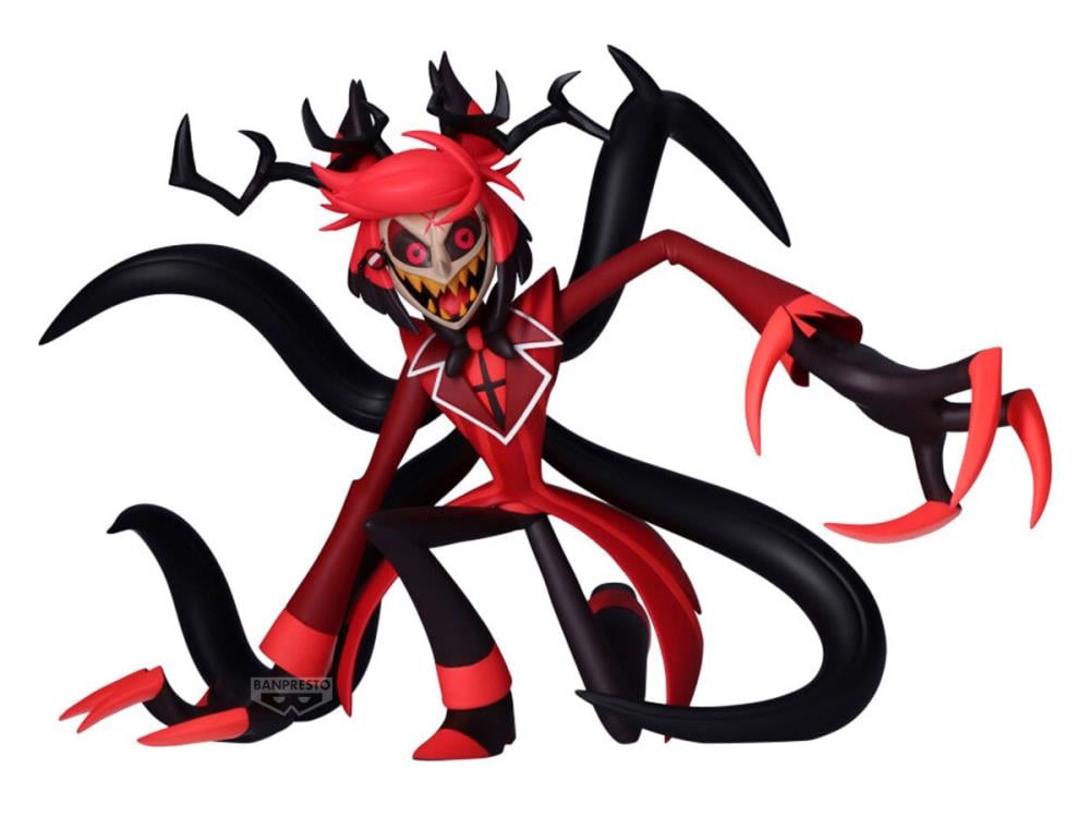 EN STOCK Estatua ALASTOR (Radio Demon Version) - Hotel Hazbin - Banpresto marca Bandai Namco