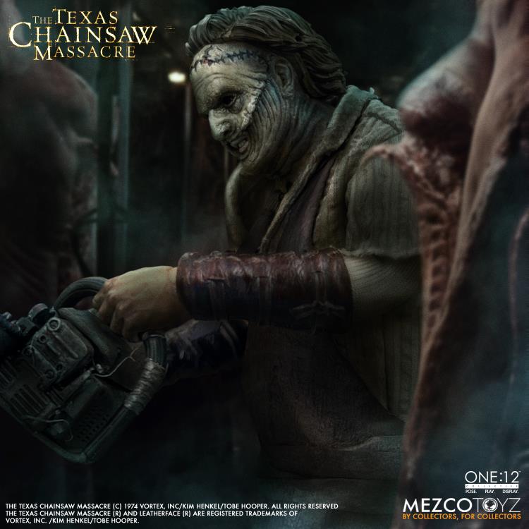 Pedido Figura  Leatherface - The Texas Chainsaw Massacre (2003) - One:12 Collective marca Mezco Toyz 77526 escala 1/12