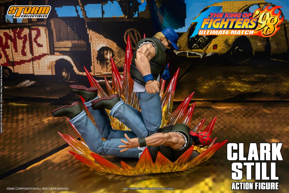 Pedido Figura Clark Still - The King of Fighters '98 Unlimited Match marca Storm Collectibles SKKF17 escala 1/12