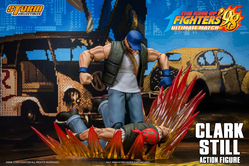 Pedido Figura Clark Still - The King of Fighters '98 Unlimited Match marca Storm Collectibles SKKF17 escala 1/12