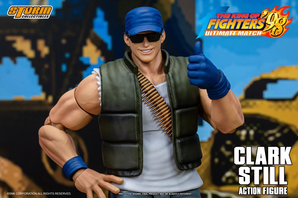Pedido Figura Clark Still - The King of Fighters '98 Unlimited Match marca Storm Collectibles SKKF17 escala 1/12