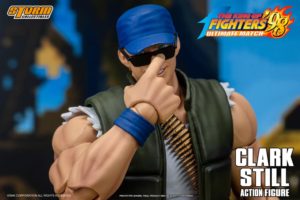 Pedido Figura Clark Still - The King of Fighters '98 Unlimited Match marca Storm Collectibles SKKF17 escala 1/12