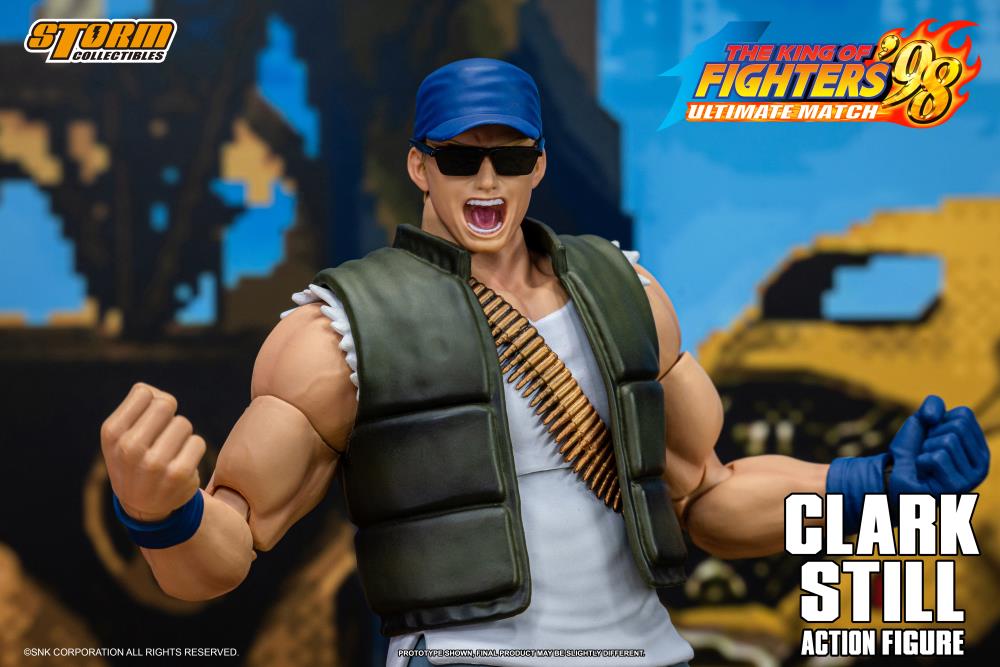 Pedido Figura Clark Still - The King of Fighters '98 Unlimited Match marca Storm Collectibles SKKF17 escala 1/12