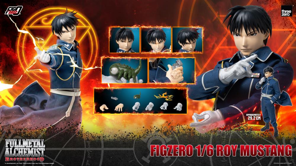 Pedido Figura Roy Mustang - Fullmetal Alchemist: Brotherhood - FigZero marca Threezero 3Z0233 escala 1/6