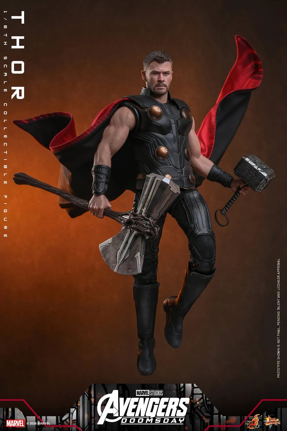 Preventa Figura THOR - Avengers: Doomsday marca Hot Toys MM918 escala 1/6