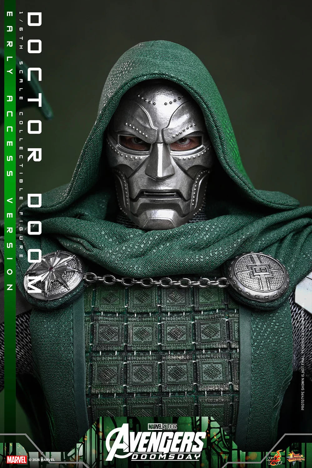 Preventa Figura DOCTOR DOOM - Avengers: Doomsday marca Hot Toys MMS906 escala 1/6