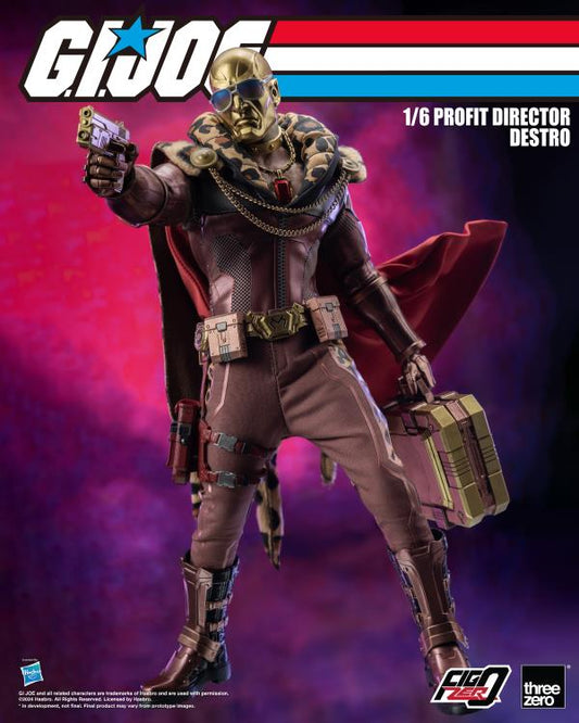 Pedido Figura Profit Director Destro - Exclusiva - G.I.Joe FigZero marca Threezero 3Z0738 escala 1/6
