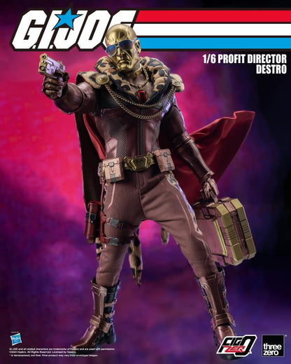Pedido Figura Profit Director Destro - Exclusiva - G.I.Joe FigZero marca Threezero 3Z0738 escala 1/6