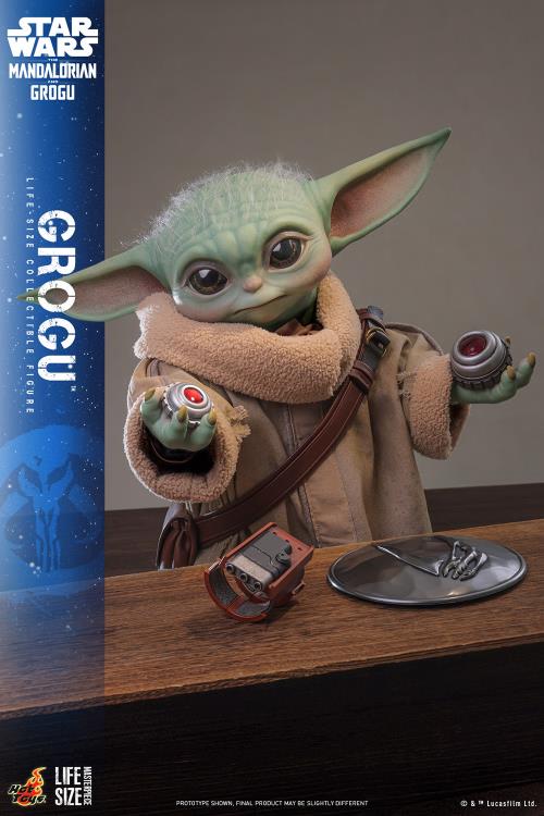 Preventa Figura GROGU (Tamaño real) - Star Wars: The Mandalorian & Grogu marca Hot Toys LMS016 escala real 1/1