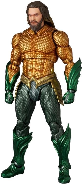 Pedido Figura Aquaman (versión traje verde y dorado) - Aquaman and the Lost Kingdom - MAFEX No. 267 marca Medicom Toy escala 1/12