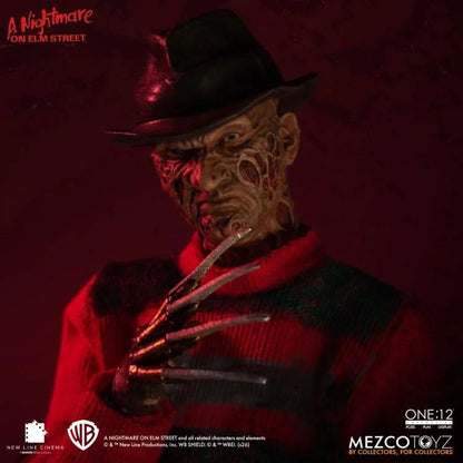 Pedido Figura Freddy Krueger: A Nightmare on Elm Street - One:12 Collective marca Mezco Toyz 77390 escala 1/12